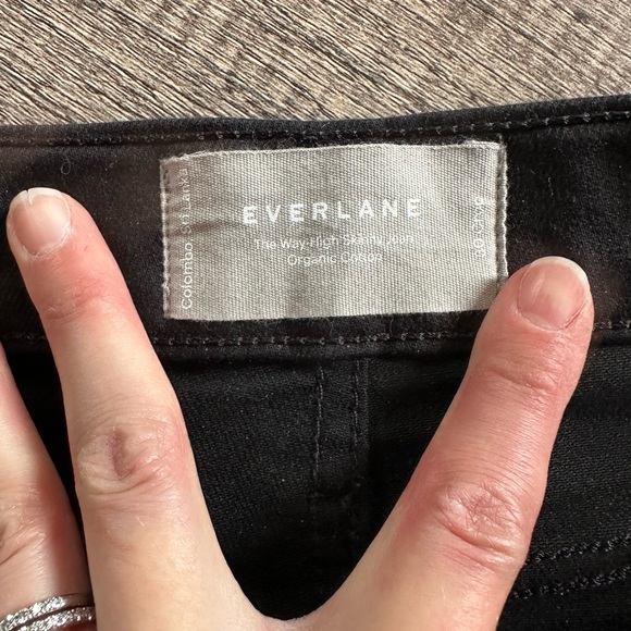 Everlane Black The Way-High Skinny Jean in Size 30 Crop Ankle. Brand new! - Picture 10 of 14